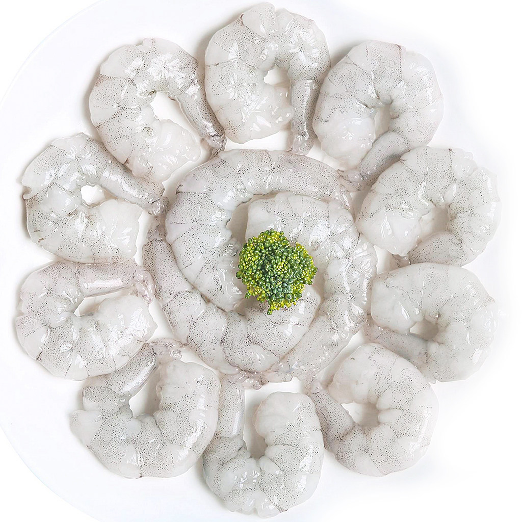 新鲜大虾仁特级大包邮南美青白虾仁鲜冻冷冻虾肉海鲜水产整箱批发