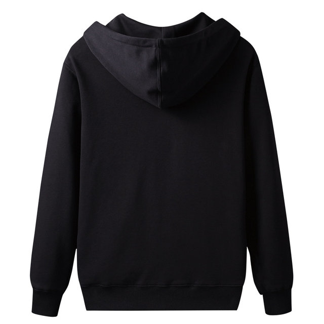 Sweater men's Pure Cotton autumn Plush cardigan coat hooded sports casual zipper Hoodie loose top Sweater men's Pure Cotton autumn Plush cardigan coat hooded sports casual zipper Hoodie loose top