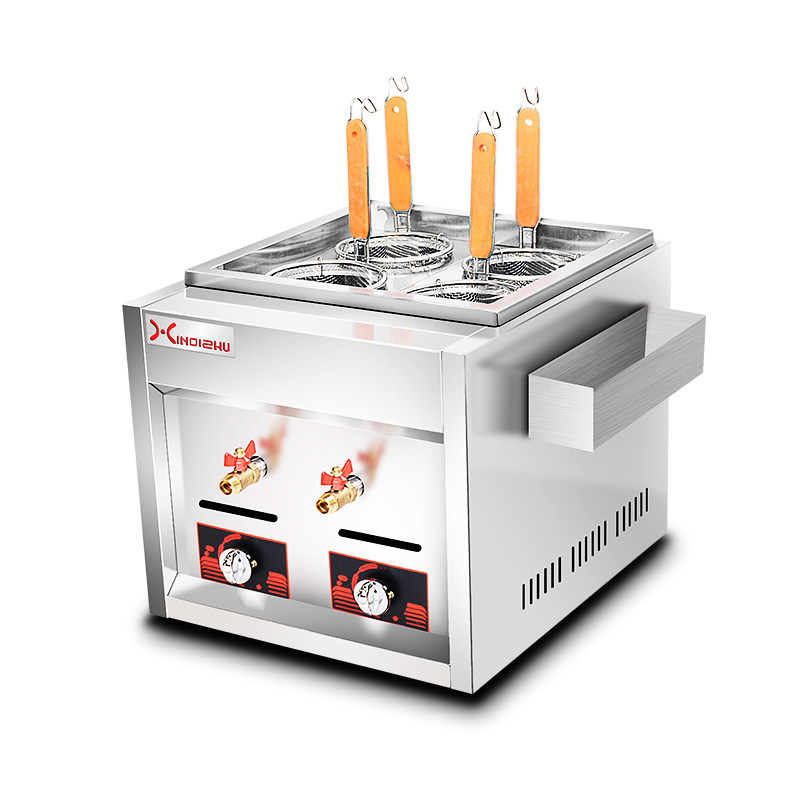 煮面台式燃气商用四头多功能面机煮面桶汤粉炉煮面锅关东煮机