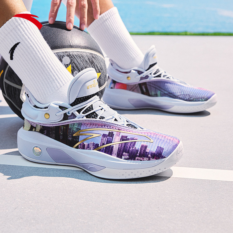 安踏kt8丨氮科技篮球球鞋高低实战稳定支撑篮球鞋