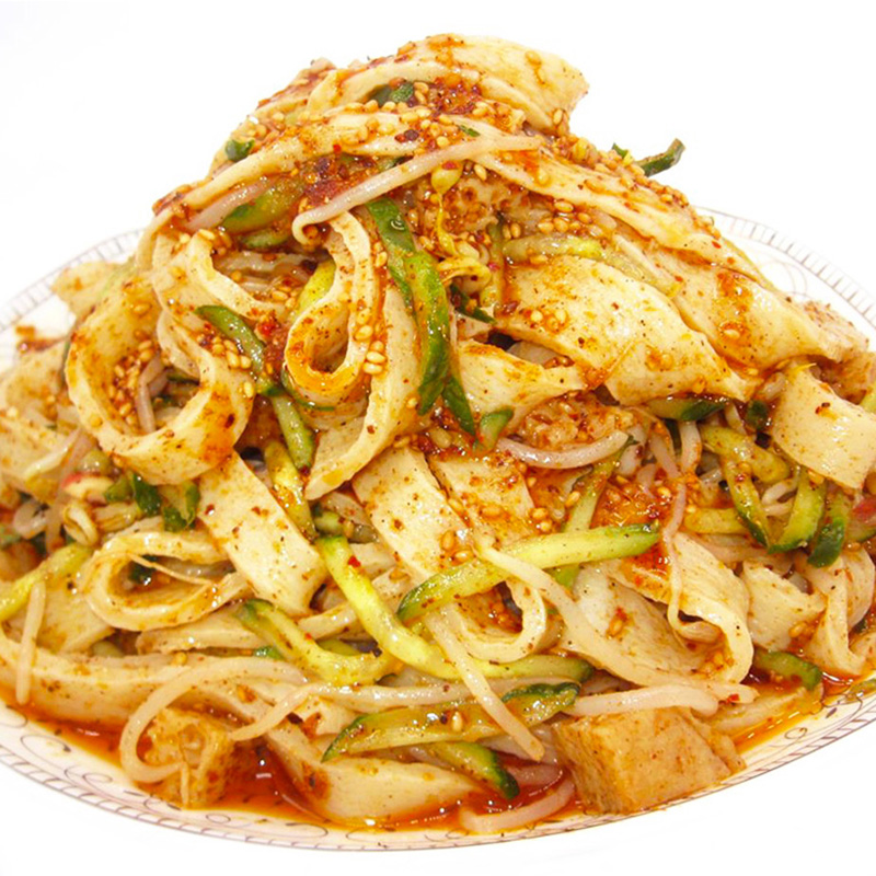 宿迁擀面皮徐州小吃睢宁邳州陕西凉皮泗洪面皮速食 苏北特产包邮