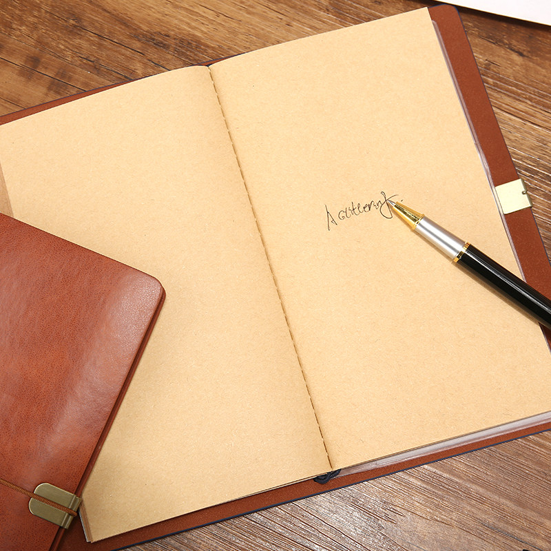 笔记手写定制手册记录记事本复古手绘用手大学生笔记本