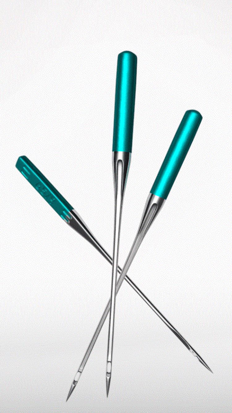 缝纫机优家弹性布料机针防跳线机针织面料蓝针家用配件缝纫机