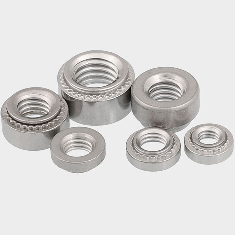m3m4m5m6m8m10 304不锈钢压铆螺母 压板螺母压紧螺母 s压铆螺帽 - 爱