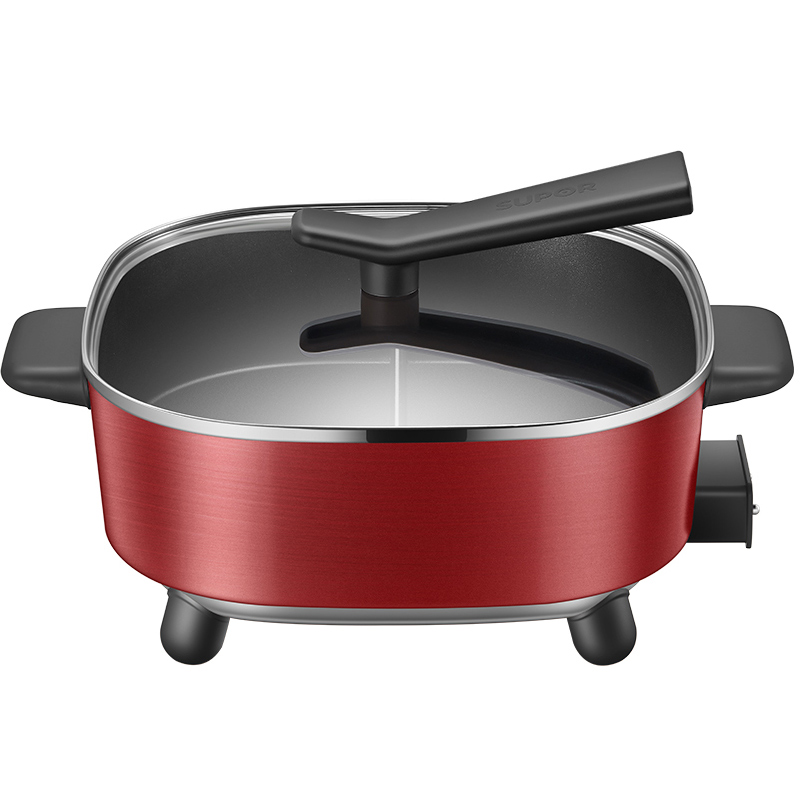 > 苏泊尔鸳鸯火锅电火火锅小型家用5l升多功能大容量不粘电热一体锅