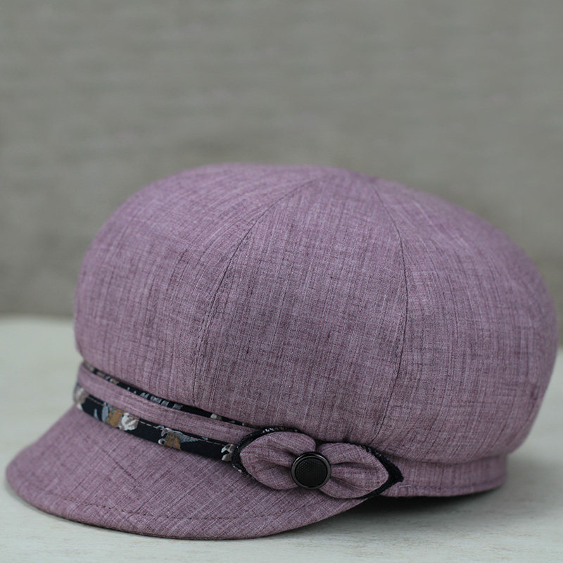 老年人帽子子女奶奶春秋软布帽薄款透气休闲中老年帽子