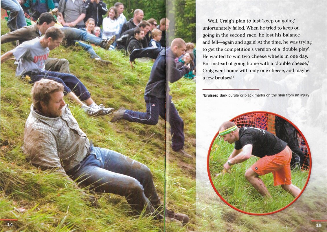 英文cheese-rolling系列文书进口原版中学12-18岁足迹races原版其它