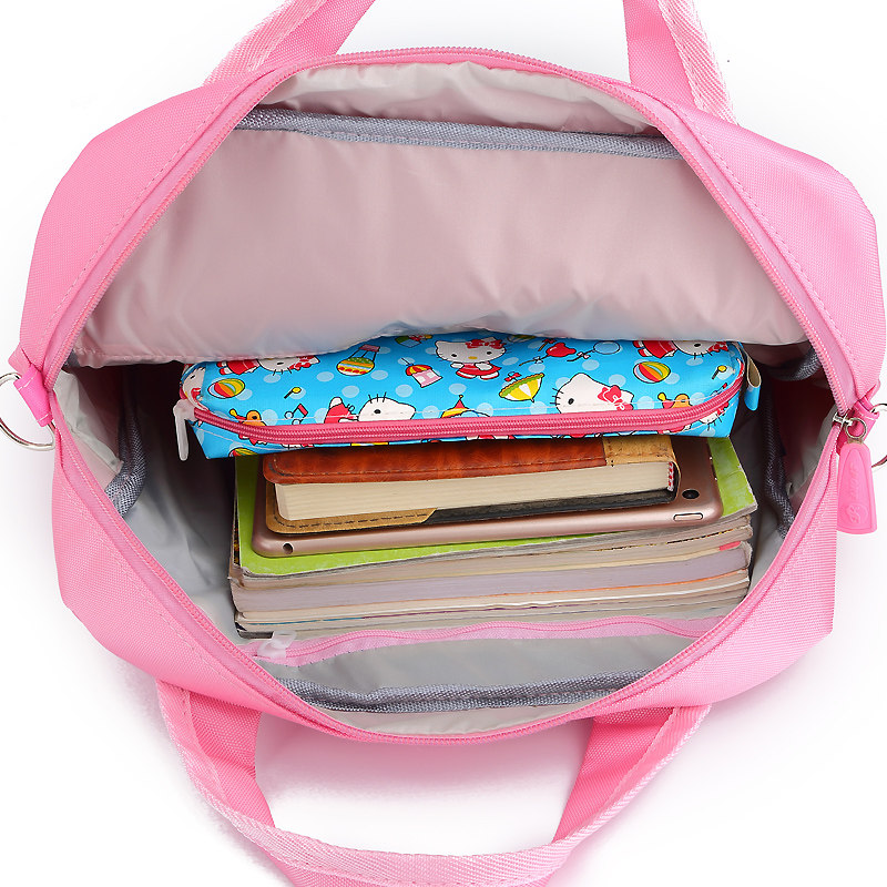 补习袋小学生书包男女儿童手提袋补习包书袋手拎补课包斜挎包三用