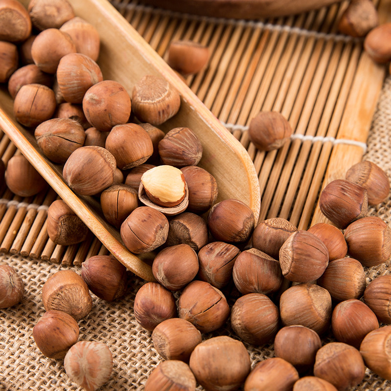 榛子2021年新货东北特产铁岭野生新鲜坚果炒熟榛子