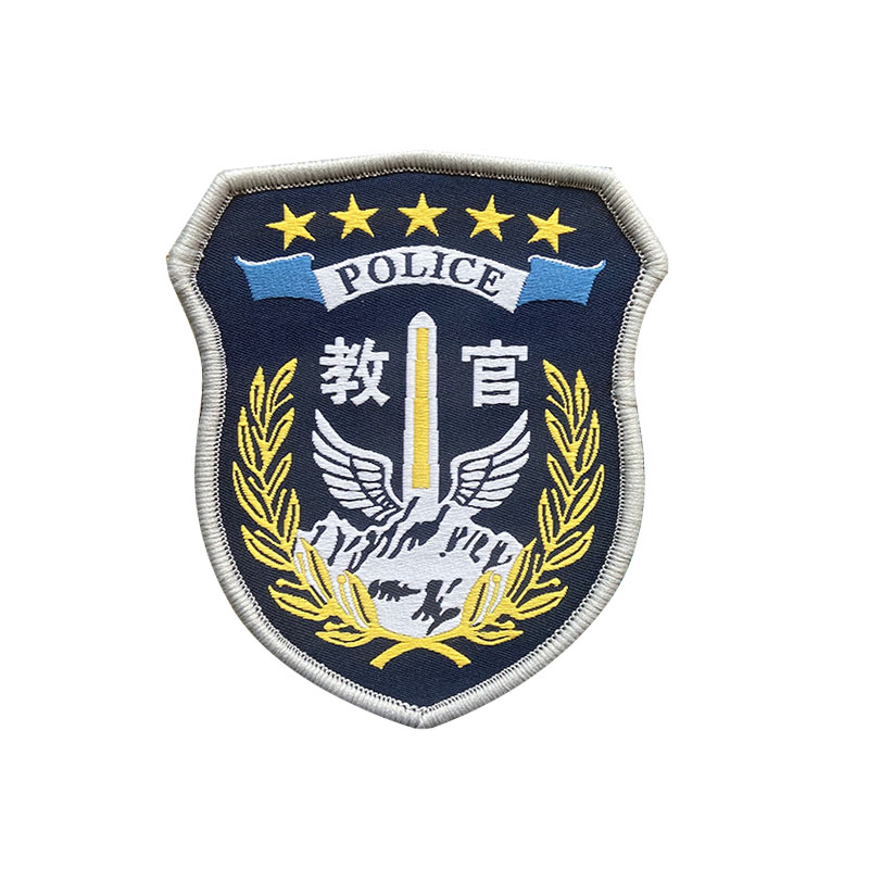 布贴版 教官战术反光后背贴魔术贴章 教官臂章胸贴标志士气章徽章