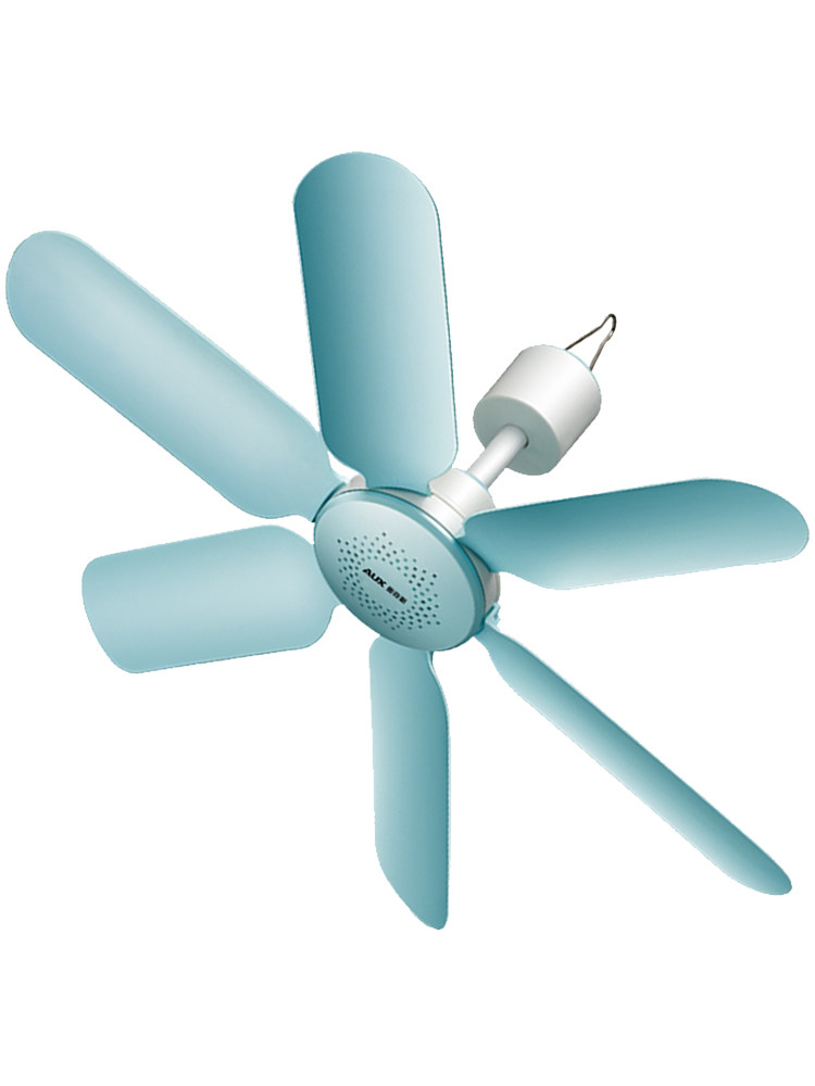 奥克斯小吊扇小型迷你微风宿舍学生蚊帐床上静音电风扇家用大风力