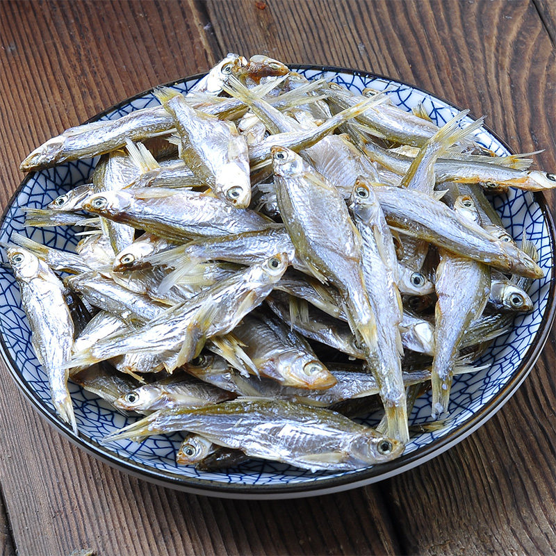 小鱼干海鲜干货500克干特产自制风干咸鱼干下饭菜散装野生便宜的