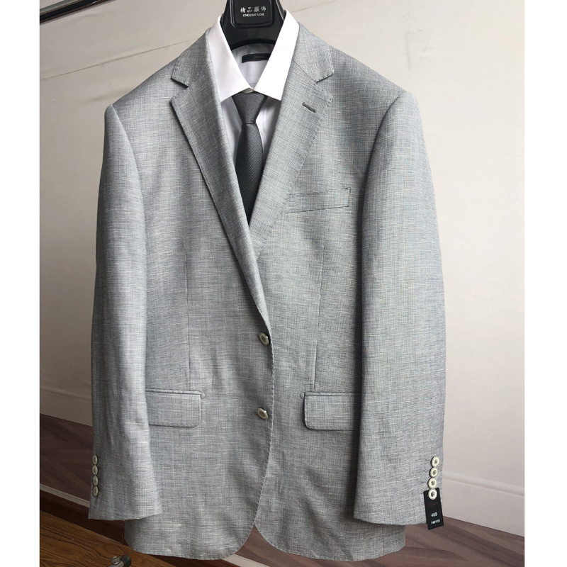 罗蒙撤柜货品男士西服羊毛西装时尚休闲修身春装修身单西装外套