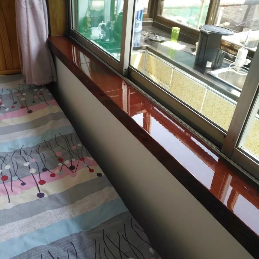 窗户石家用窗台飘窗家用加厚台面加宽大理石亚克力人造大理石