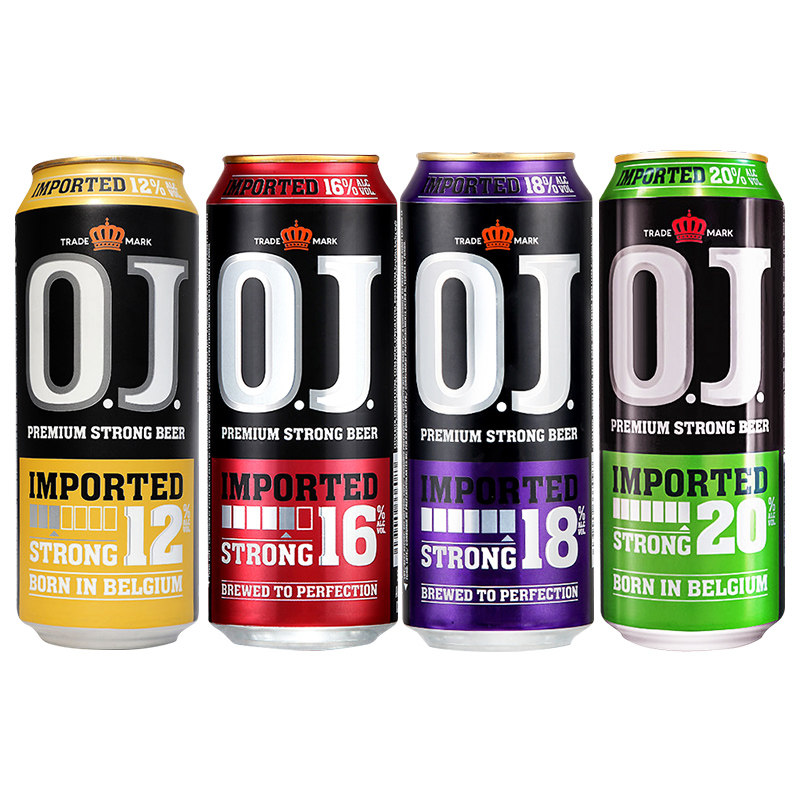 oj比利时进口高度烈性精酿啤酒强劲20度18度高度数精酿啤酒2罐装