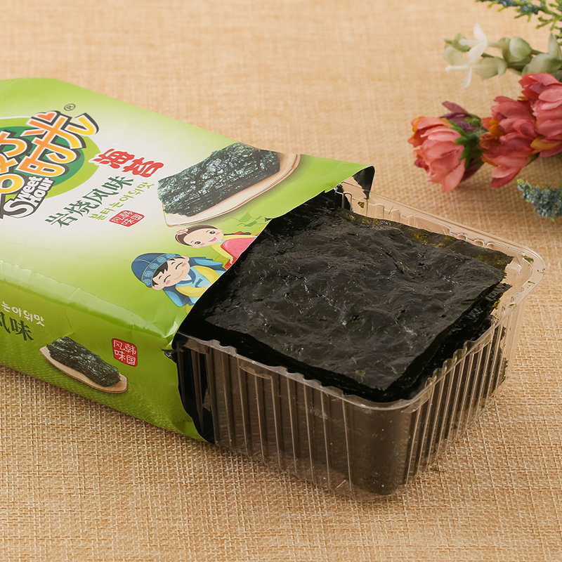 美好时光岩烧风味海苔片16g15g袋装即食紫菜脆片海味海苔系列