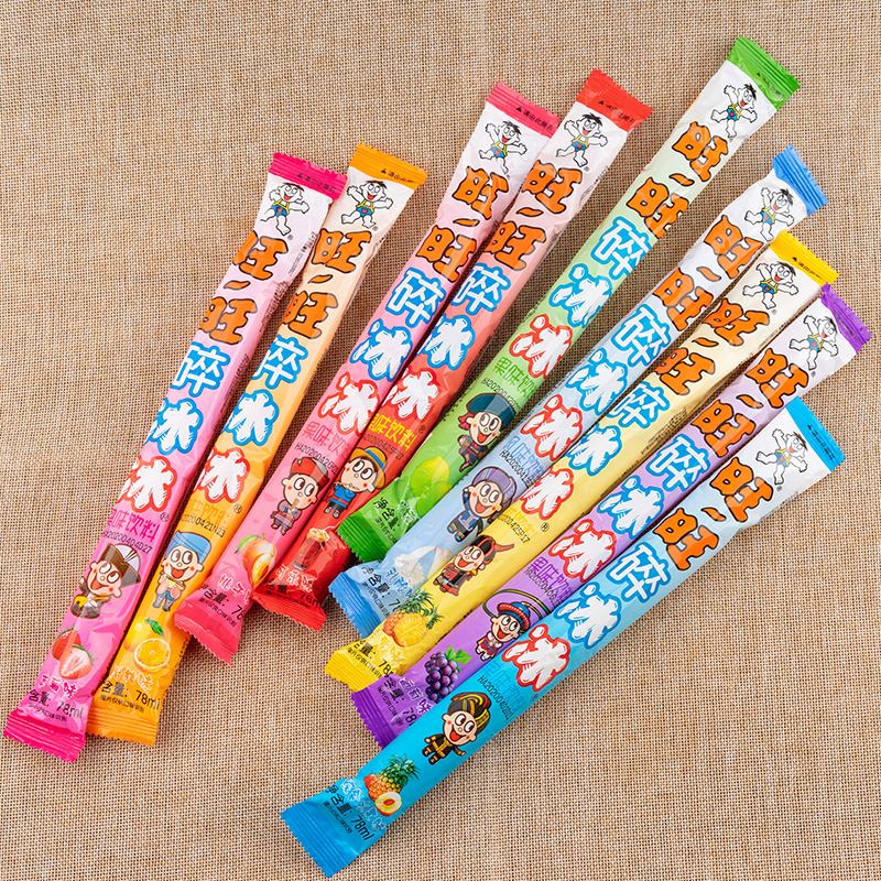 碎冰旺旺冰冰整箱批发棒棒棒冰旺仔冰棒可乐果冻