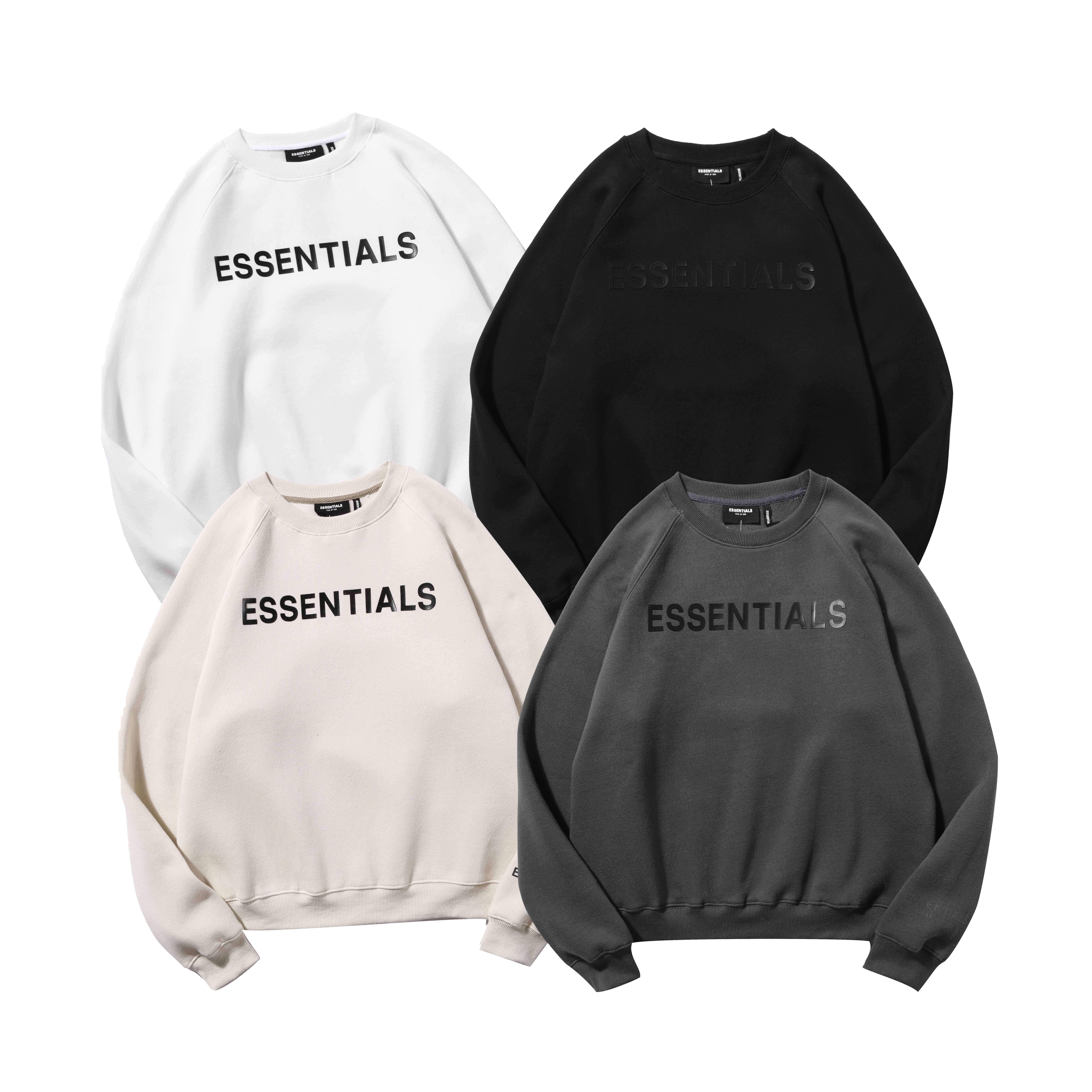 fearofgodessentials第七七季复线压胶字母高街卫卫衣