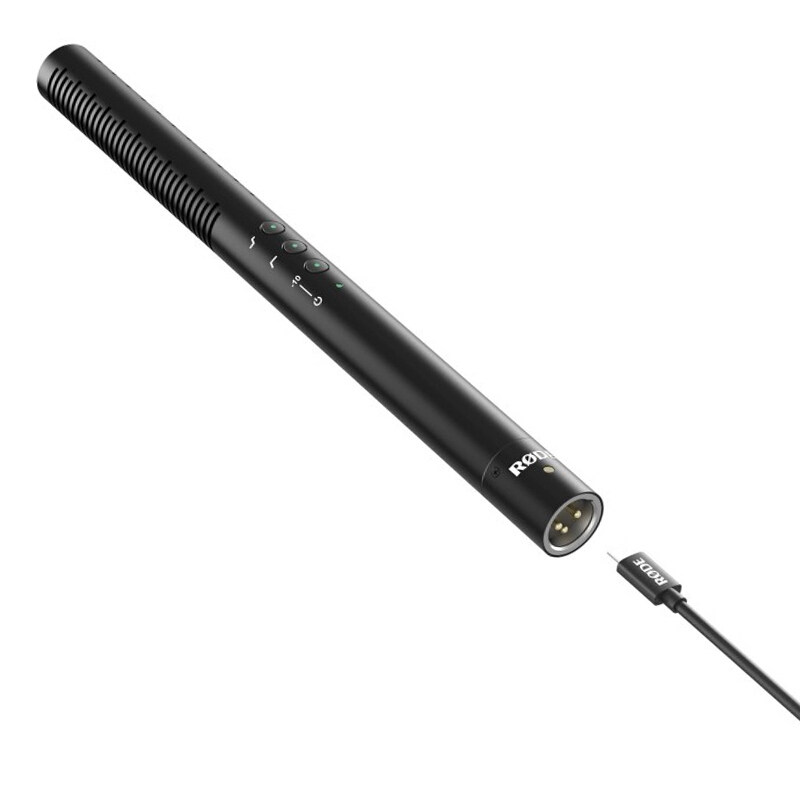 rode罗德ntg4指向性麦克风枪式采访单反摄像机录音麦克风