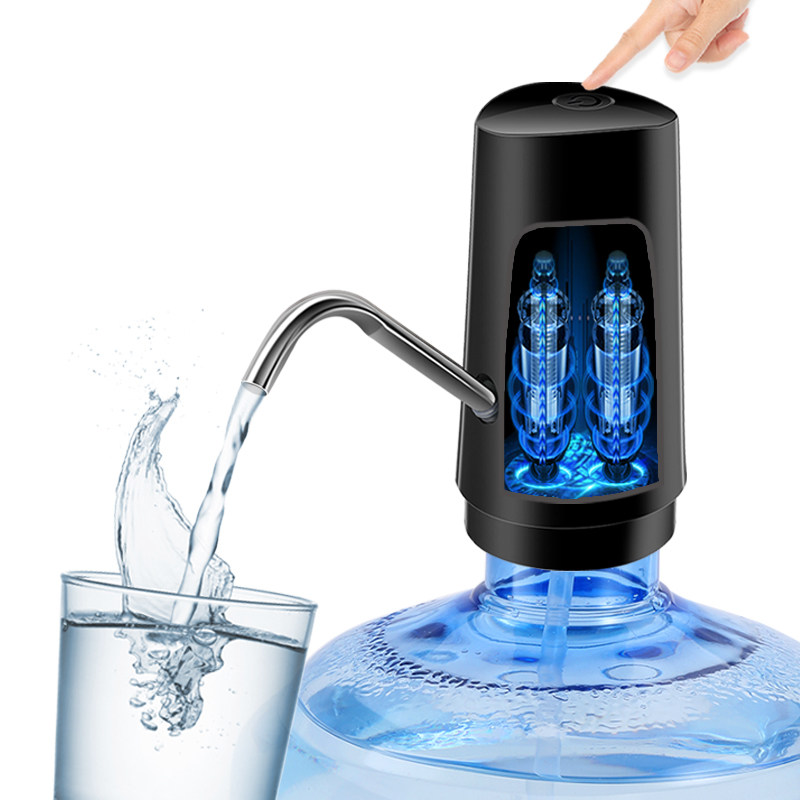 桶装水抽水器家用矿泉纯净水桶压水按压自动饮水机电动上水出水器
