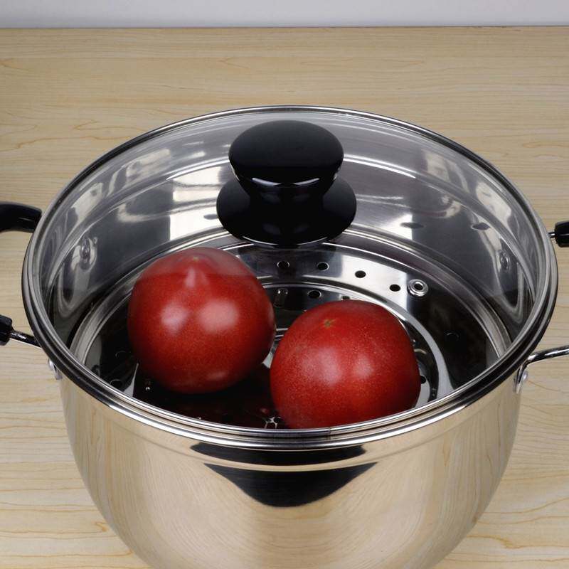 锅盖可视蒸锅炒锅多用20cm40cm钢化玻璃锅盖