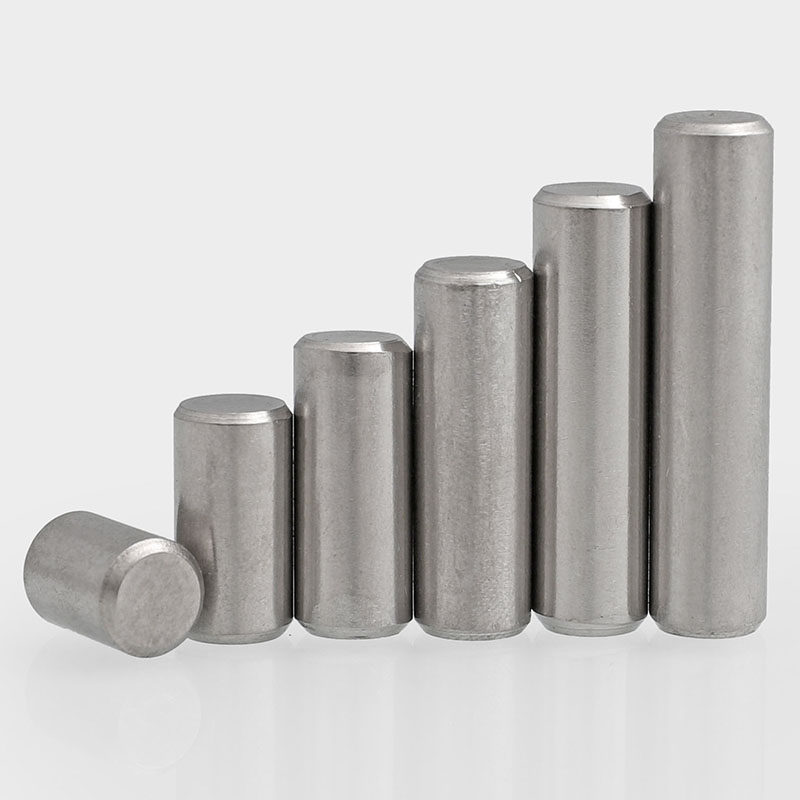 8mm304不锈钢实心圆柱销钉定位销子固定销m812x14x16x20x25x80