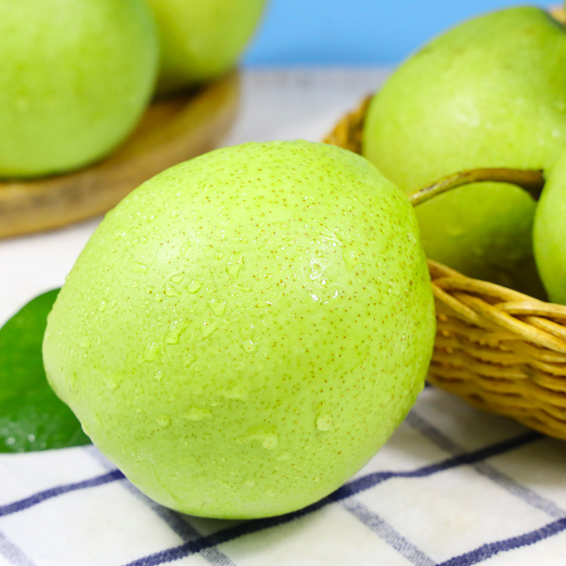 四川高山脆梨特产梨子水果新鲜青皮甜酥当季梨