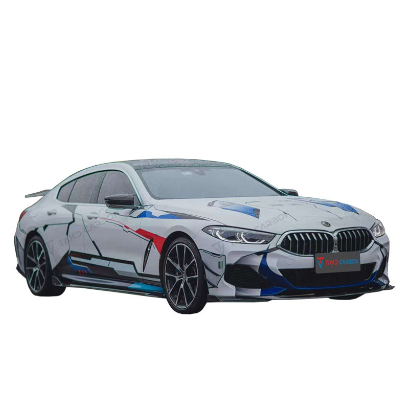 适用于宝马g14g15g16改装takd款干碳纤维小包包围侧裙汽车包围