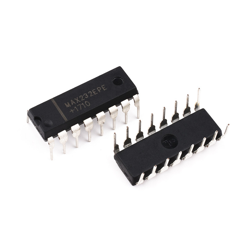 max232cpemax232epe直插rs232接口ic芯片封装dip16收发器芯片
