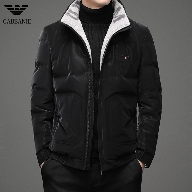 奇阿玛尼亚羽绒服冬季短款2022年新款潮流帅气白鸭绒鸭绒羽绒服