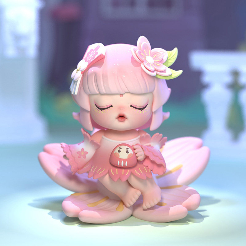 捕虫盲盒摆件公仔可爱娃娃潮玩一套女孩花之精灵flora潮玩盲盒