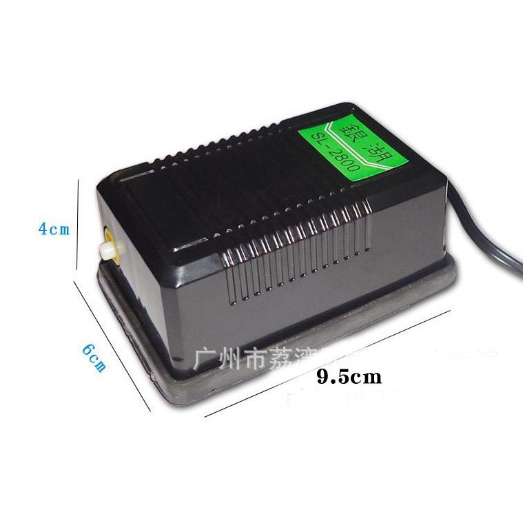 【冲氧泵】鱼缸增氧泵氧气泵银湖sl-2800单孔打氧泵水族