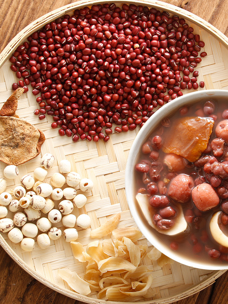 膳太百合爱喝心神肺气豆沙红豆莲子广东材料药膳养生汤料