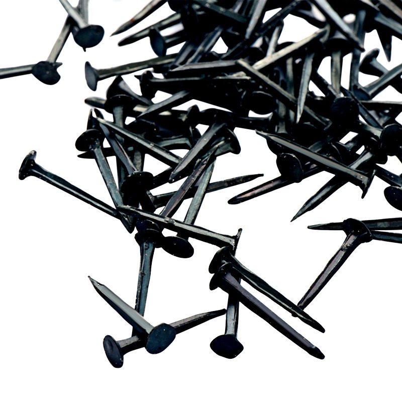 鞋钉13厘黑色圆头16厘19厘方角小铁钉修鞋钉子钉