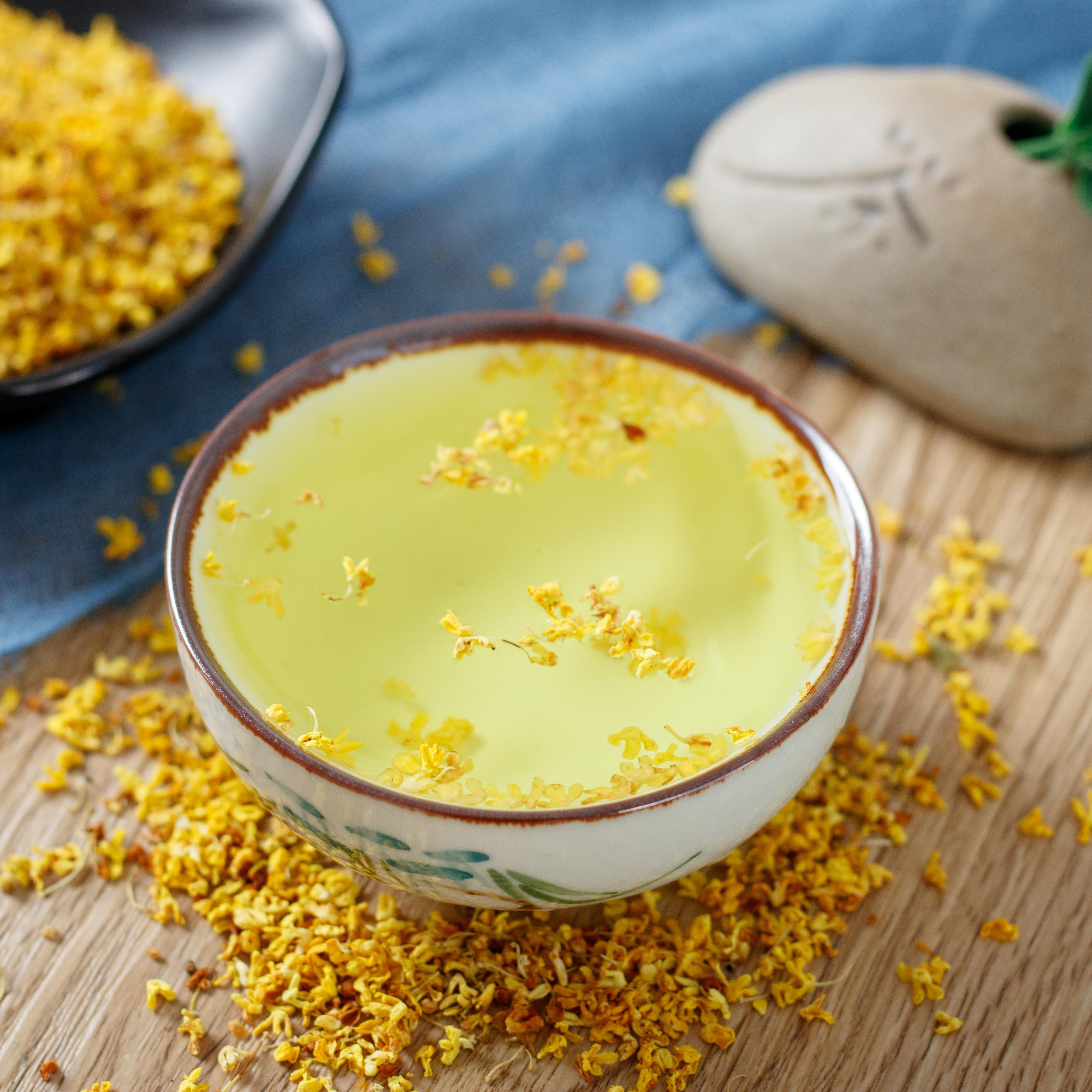 桂花茶特级金桂花干250g浓香新花新鲜食用做桂花糕散装装除口臭茶