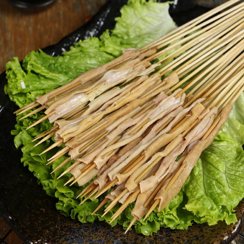 鸭肠小串新鲜生冷冻商用麻辣鸭肠串烧烤串夺命小串铁板鸭肠串包邮
