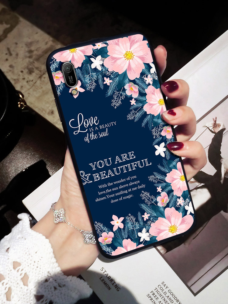 华为畅享9e手机壳黑胶软壳huawei 畅想9e保护套mrd-al00畅想 9e男全