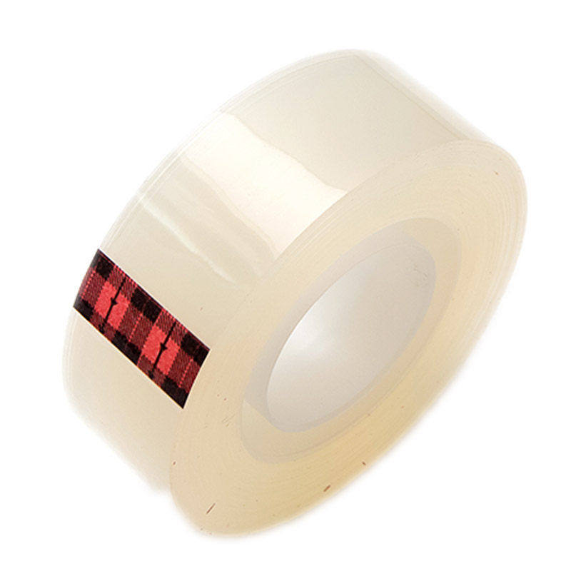 胶带3m透明留痕迹撕不胶可手单面盒装19mm思高胶带