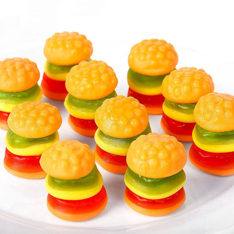 15克40袋披萨橡皮糖儿童童可爱休闲创意零食混合糖果