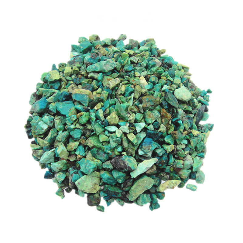 天然矿物国画原石石绿原矿石原矿凤凰颗粒原料国画颜料