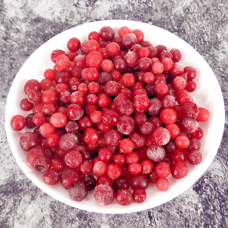 新鲜冷冻红豆越橘速冻水果2斤商用其它