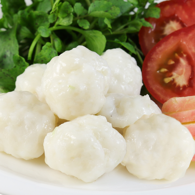 鱼丸安井仿墨5斤不包心火火锅食材关东麻辣烫鱼丸