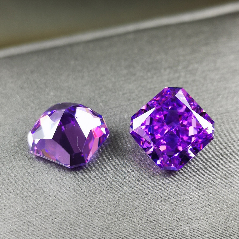 紫锂辉雷迪恩切割裸石戒面戒指碧玺冰花宝石紫色石未镶嵌宝石彩宝