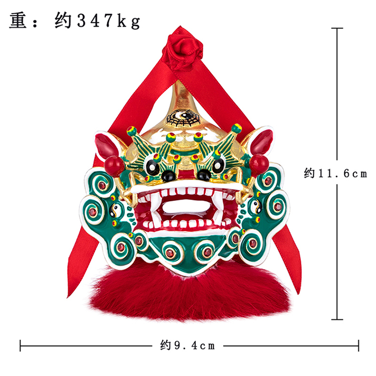 汕尾海陆丰传统麒麟虎狮纯铜360旋转摆件民族风吉祥礼品