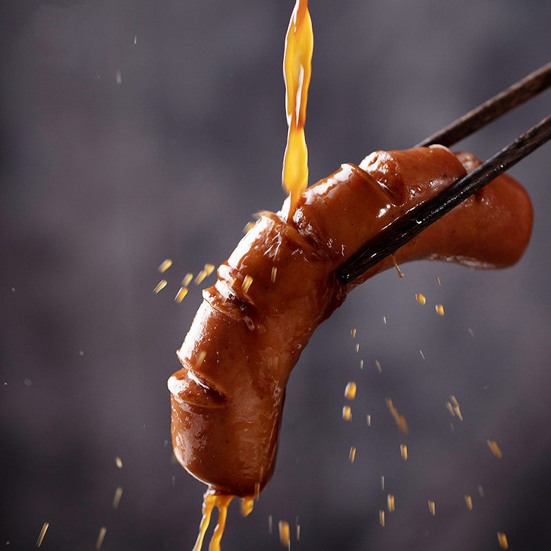 安井卤肉2.5kg台式火山山石地道纯肉速冻火锅包装即食肠类