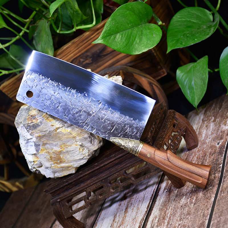 龙泉菜刀手工锻打老式中式中国国风家用厨房菜刀