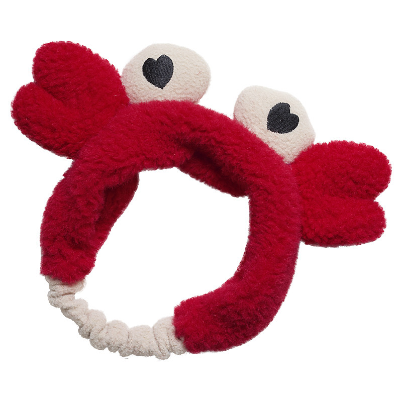 搞怪小螃蟹发箍女洗脸可爱网红头饰卡通通发束发发饰