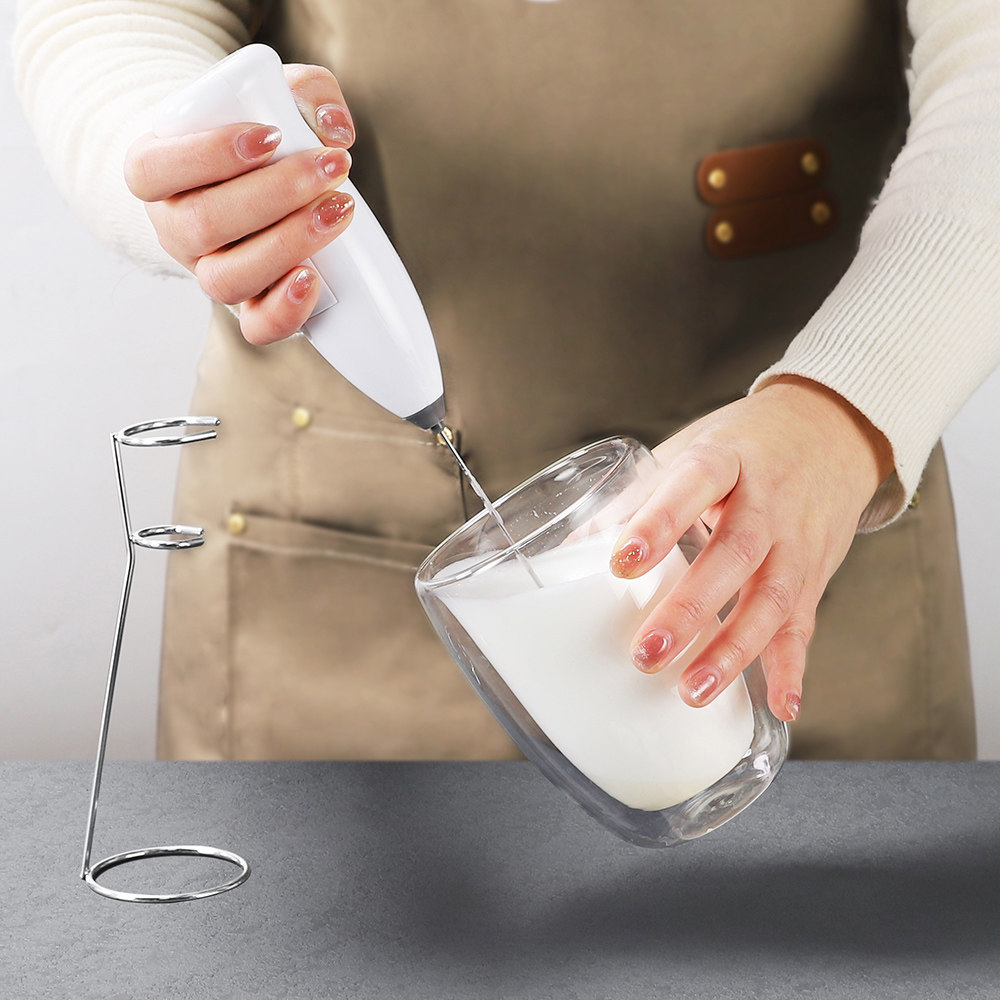 手持吉泰儿咖啡打奶泡器家用小型电动迷你迷你牛打奶器