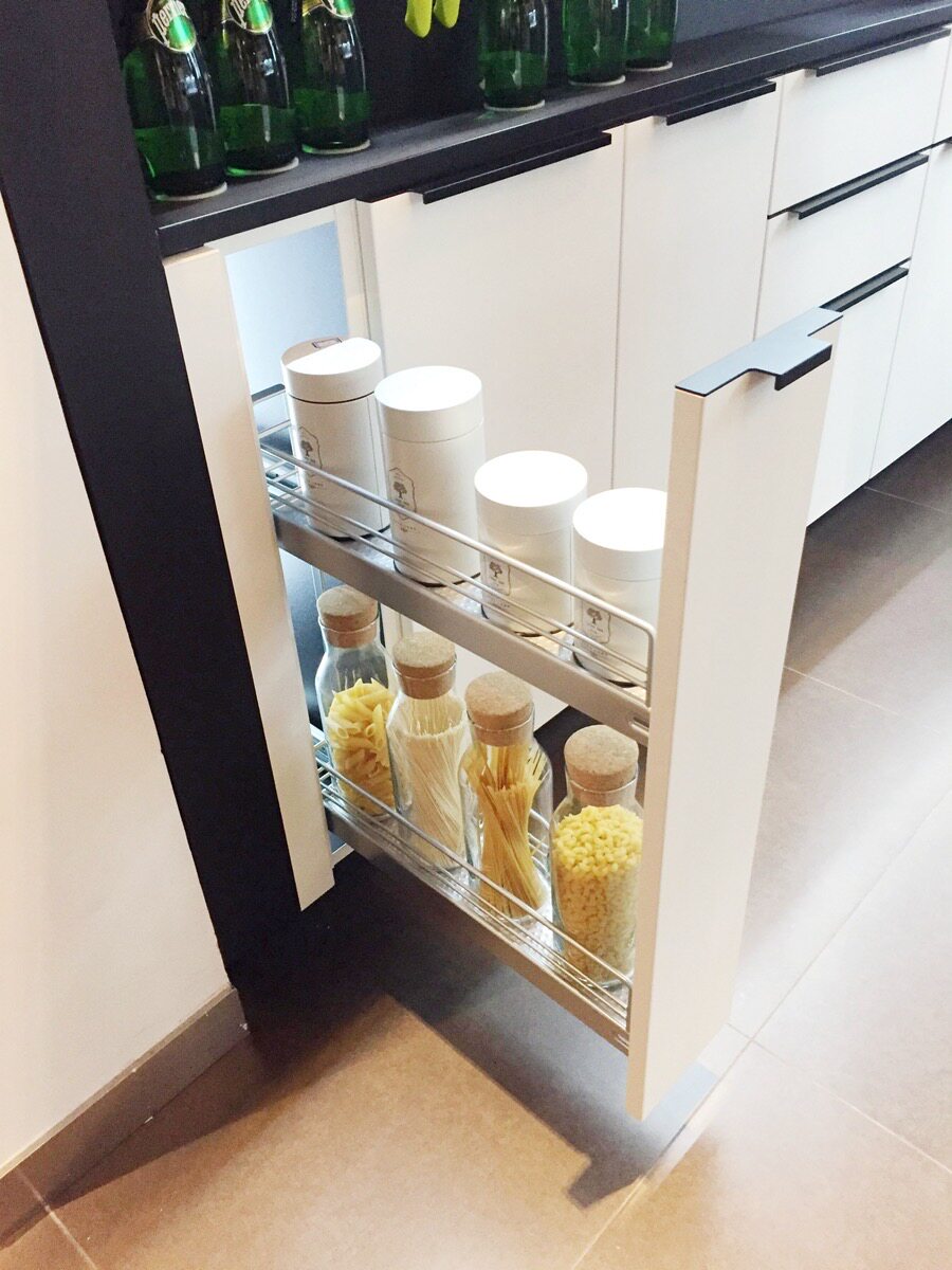 德国进口凯斯宝玛超窄150mm调味拉篮厨房橱柜收纳拉篮