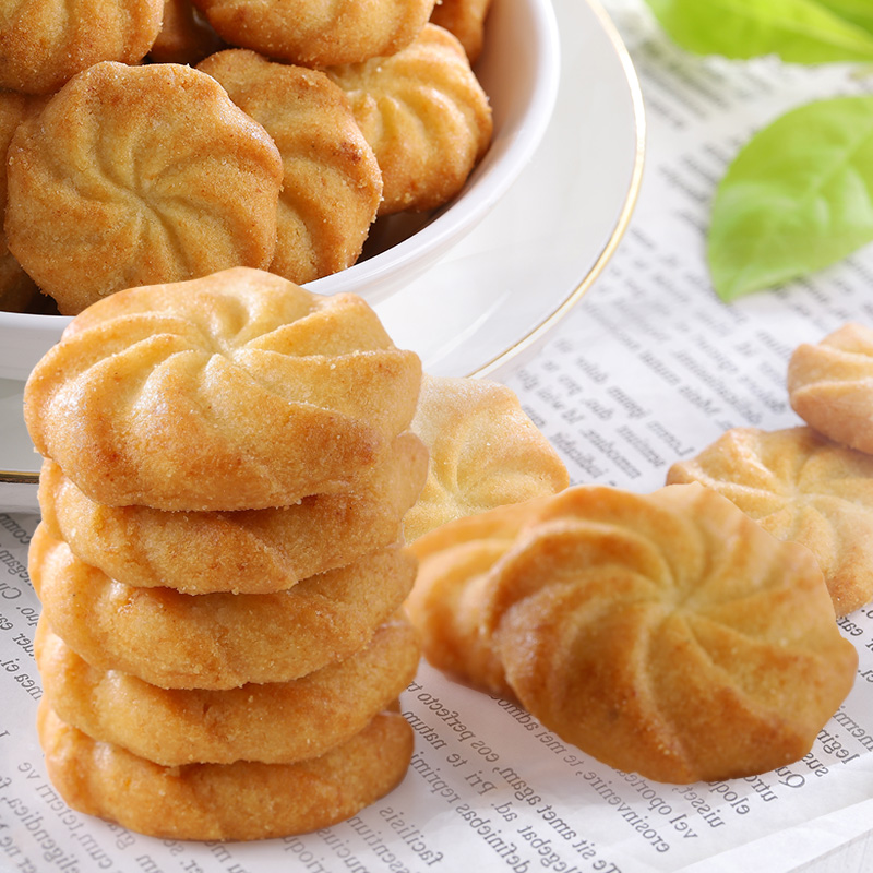 饼干曲奇整箱香葱味奶香香早餐网红零食小吃曲奇饼干